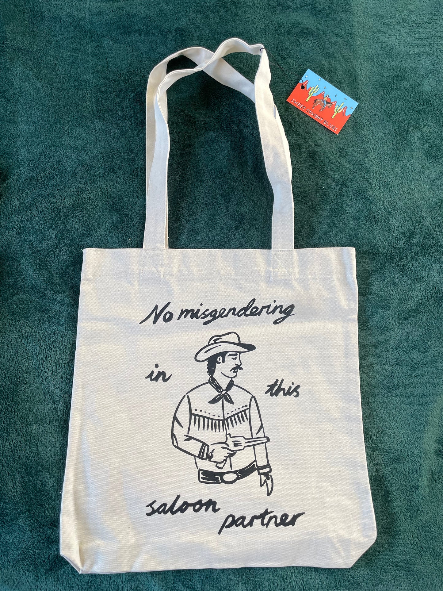 No Misgendering In This Saloon Tote Bag