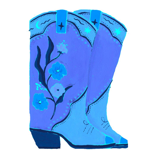 Nevada Blue Cowboy Boots from SEO Bitch