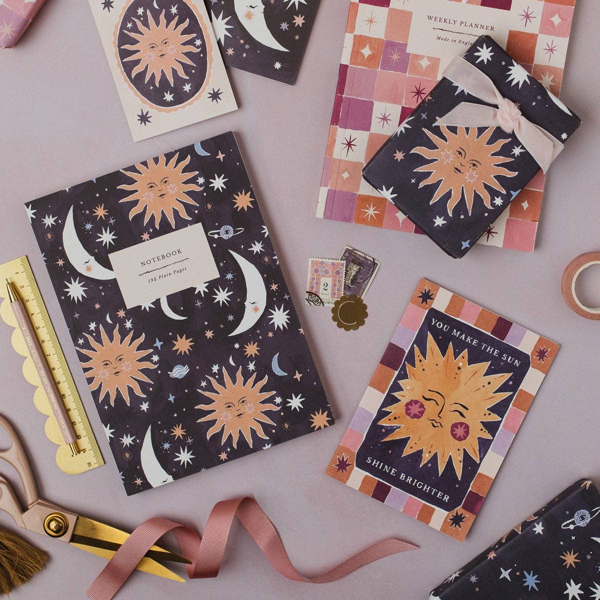 Sun And Moon Notebook